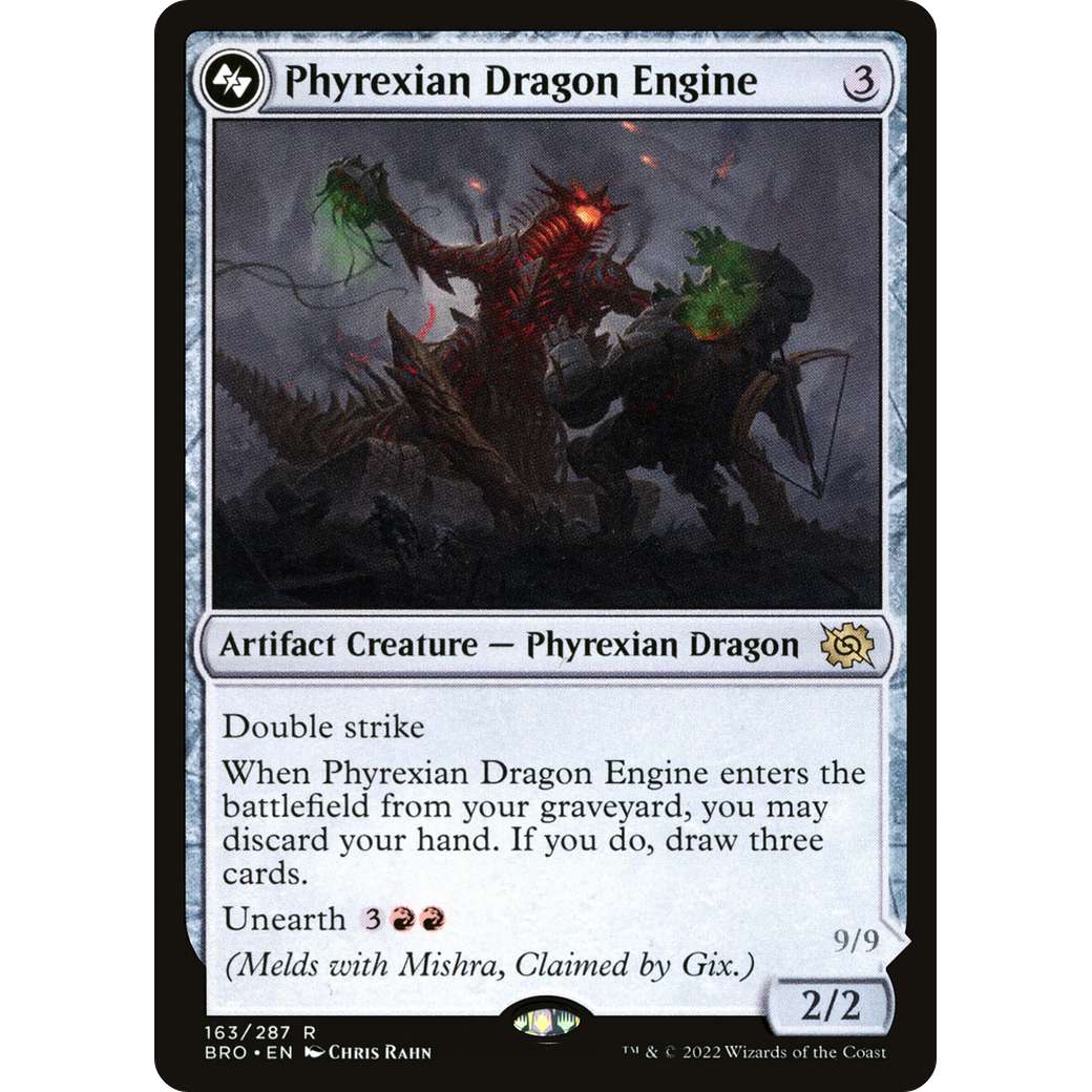 Phyrexian Dragon Engine (BRO-163) - The Brothers' War