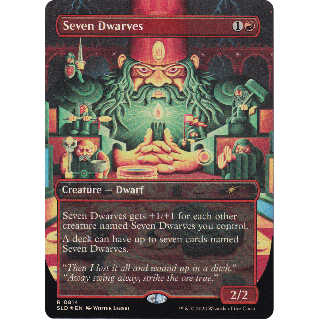 Seven Dwarves (0814) (SLD-814) - Secret Lair Drop (Borderless) Foil