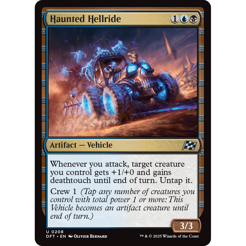 Haunted Hellride (DFT-208) - Aetherdrift Foil