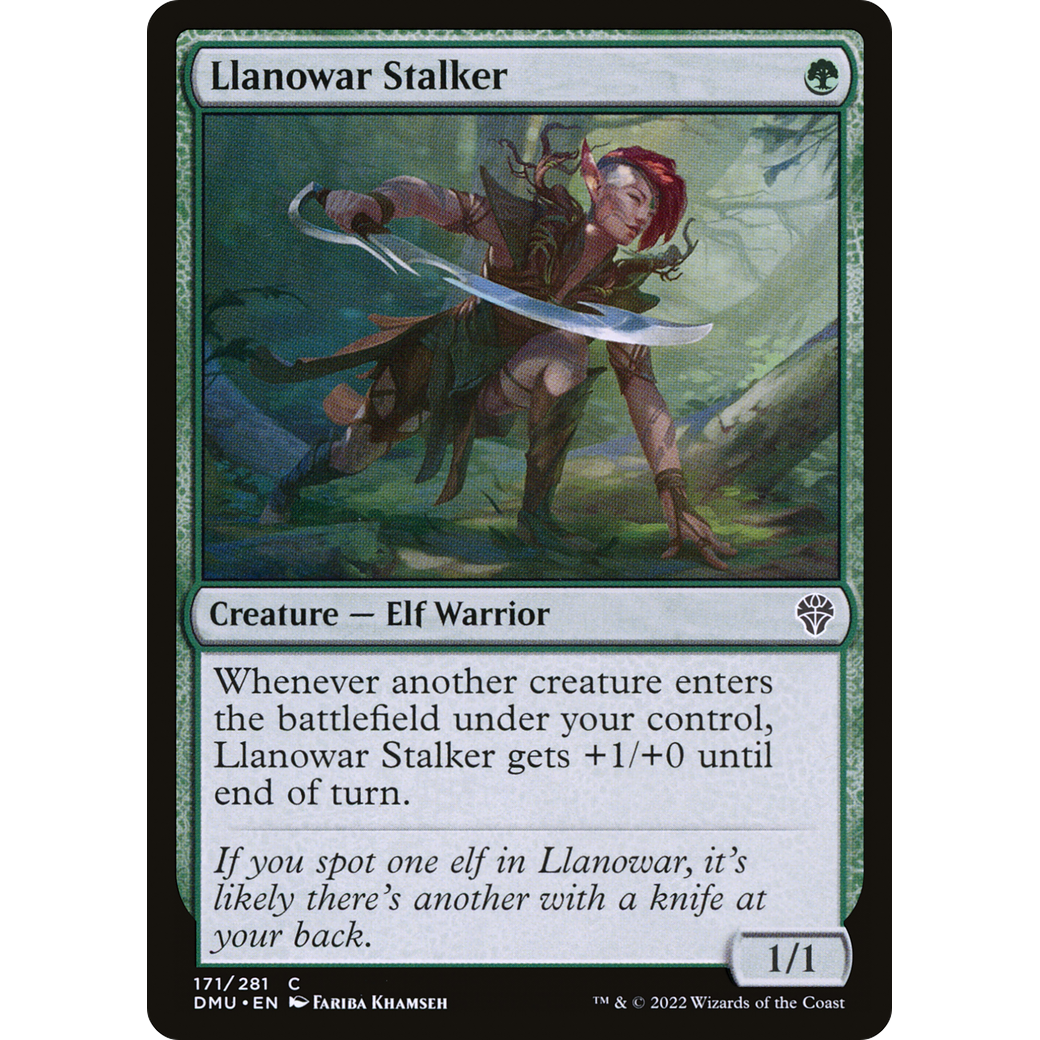 Llanowar Stalker (DMU-171) - Dominaria United