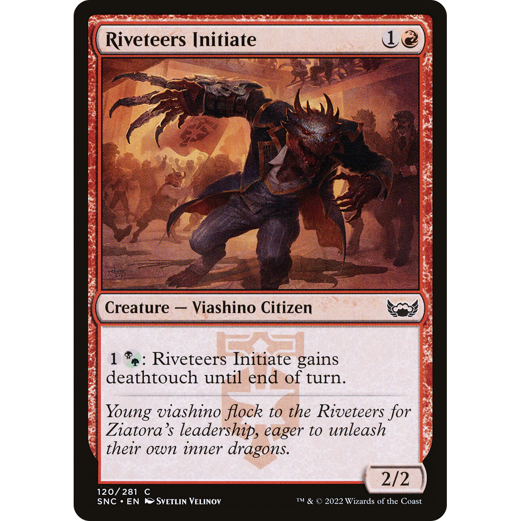 Riveteers Initiate (SNC-120) - Streets of New Capenna Foil