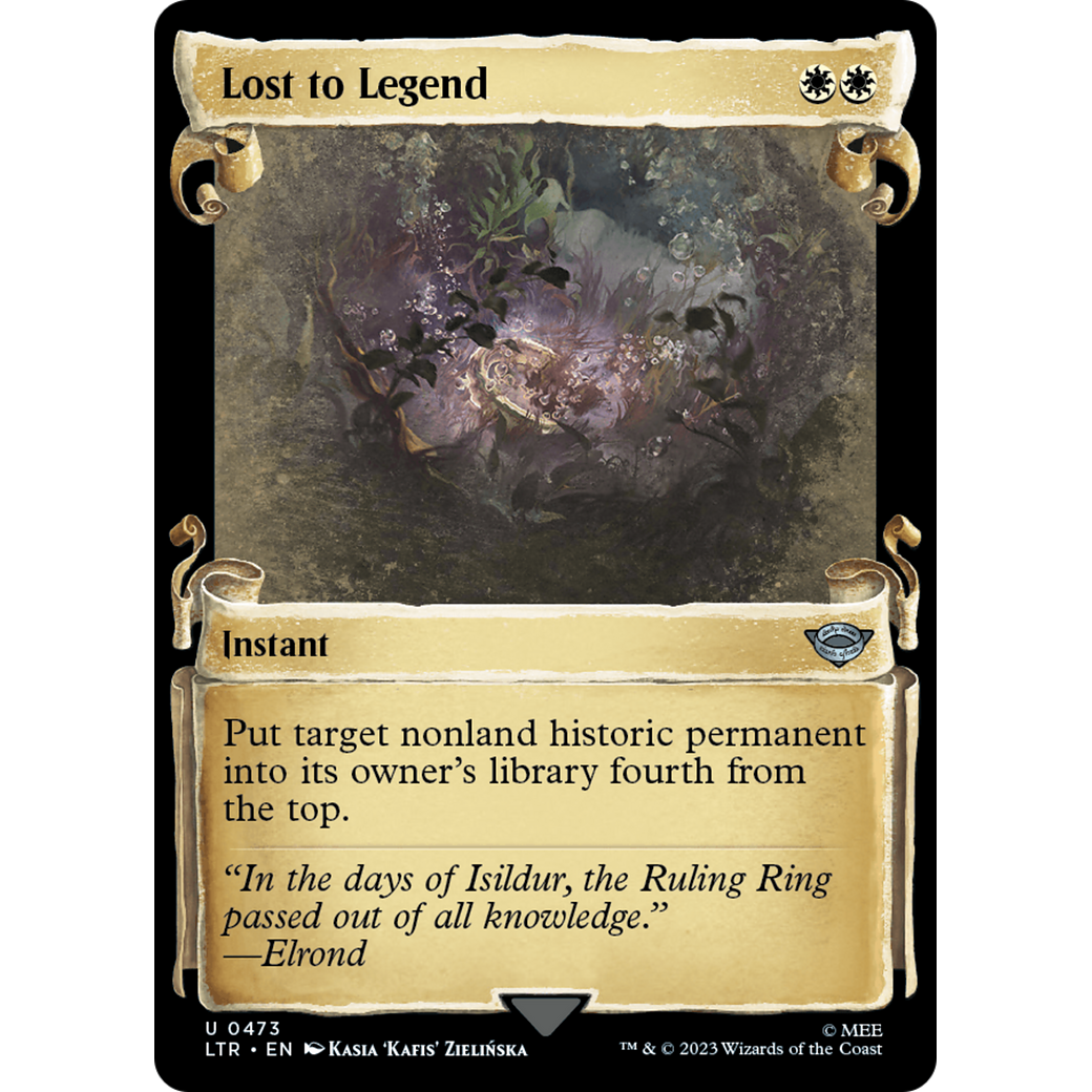 Lost to Legend (LTR-473) - The Lord of the Rings: Tales of Middle-earth: (Showcase) Foil