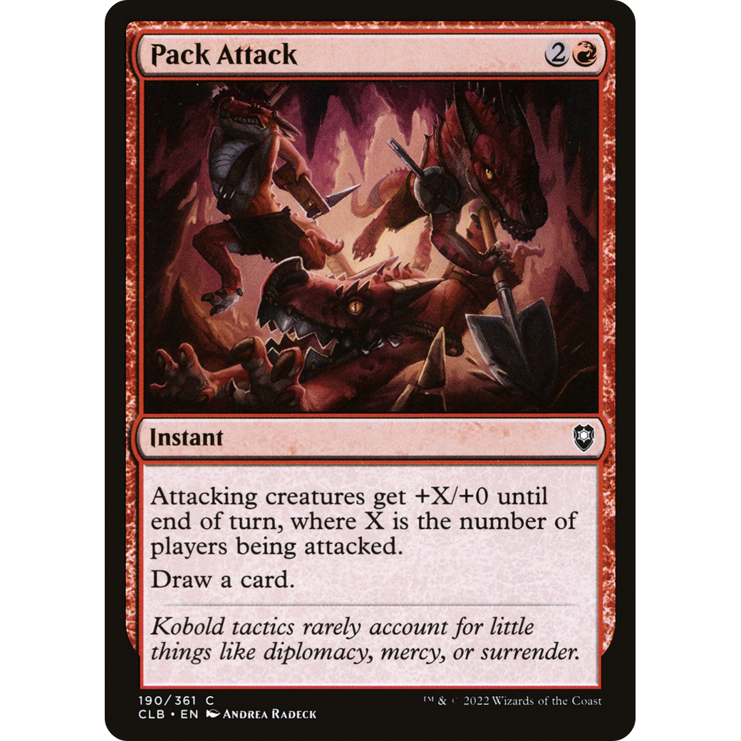 Pack Attack (CLB-190) - Commander Legends: Battle for Baldur's Gate