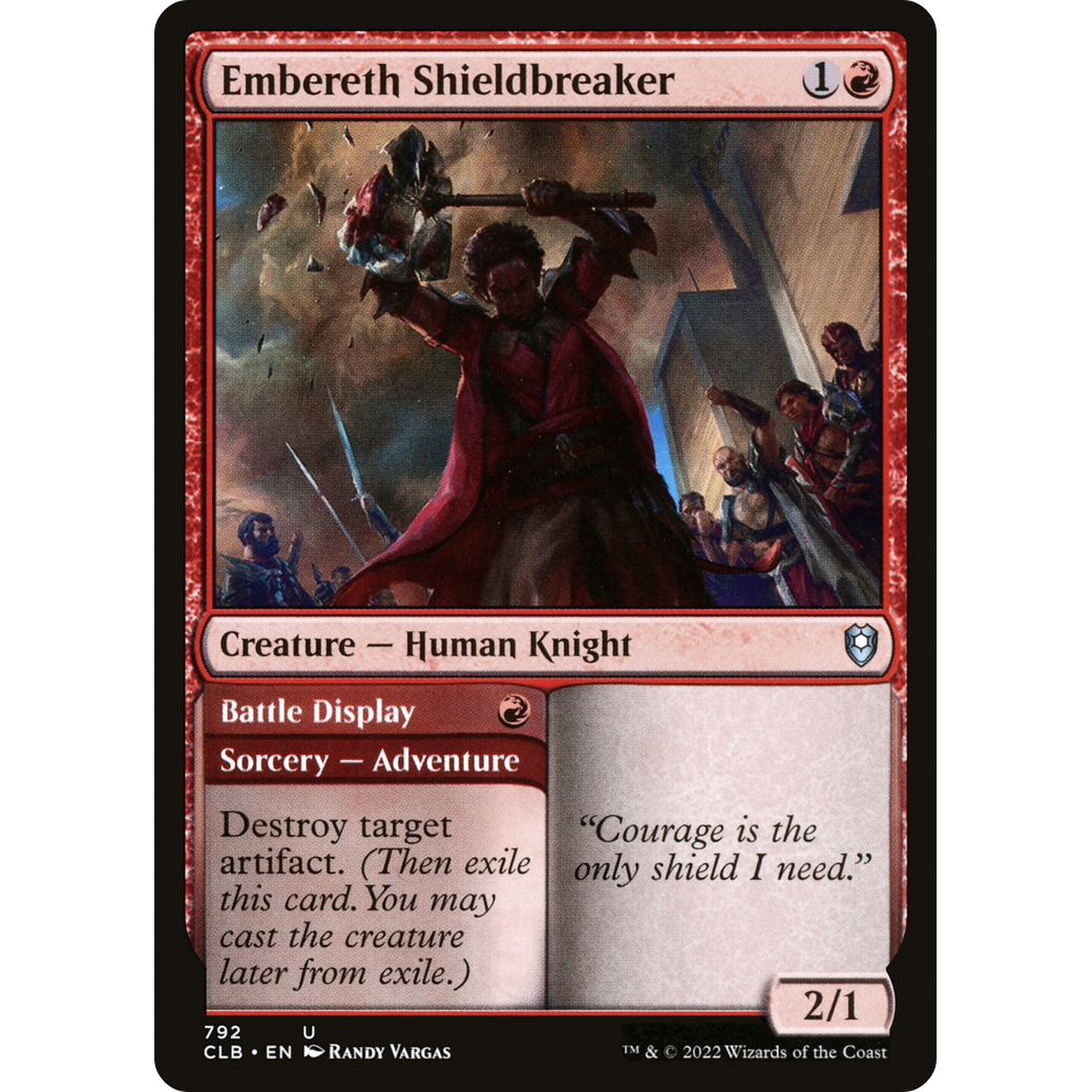 Embereth Shieldbreaker // Battle Display (CLB-792) - Commander Legends: Battle for Baldur's Gate