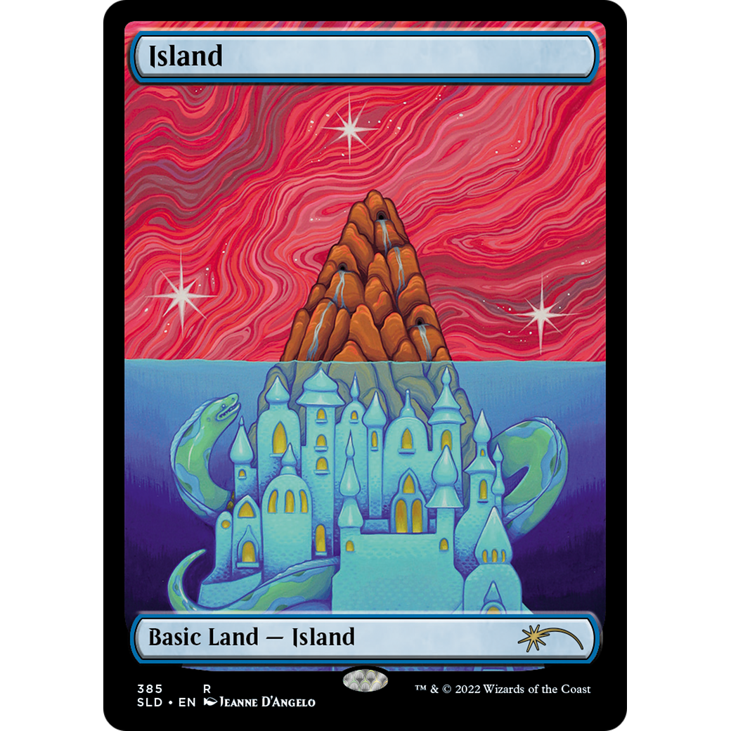 Island (385) (SLD-385) - Secret Lair Drop Foil