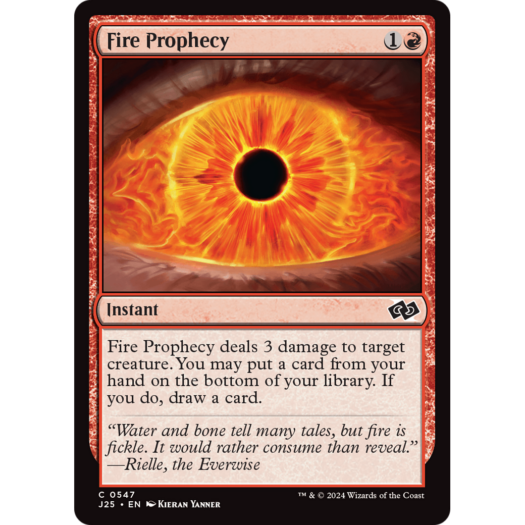 Fire Prophecy (J25-547) - Foundations Jumpstart