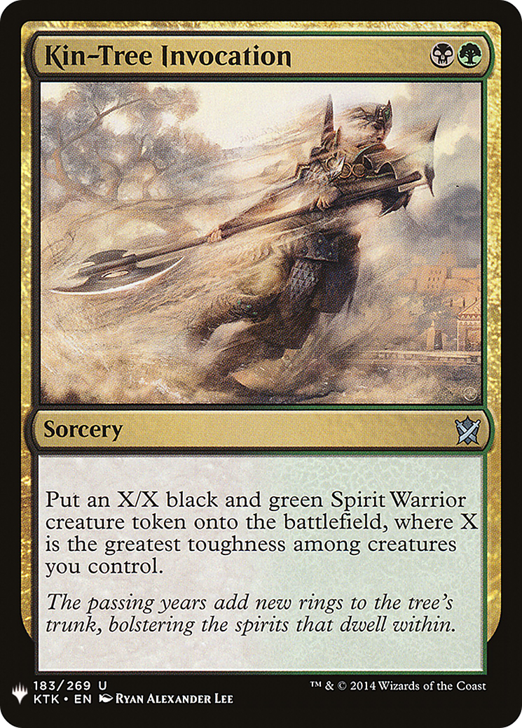 Kin-Tree Invocation (LIST-183) - The List