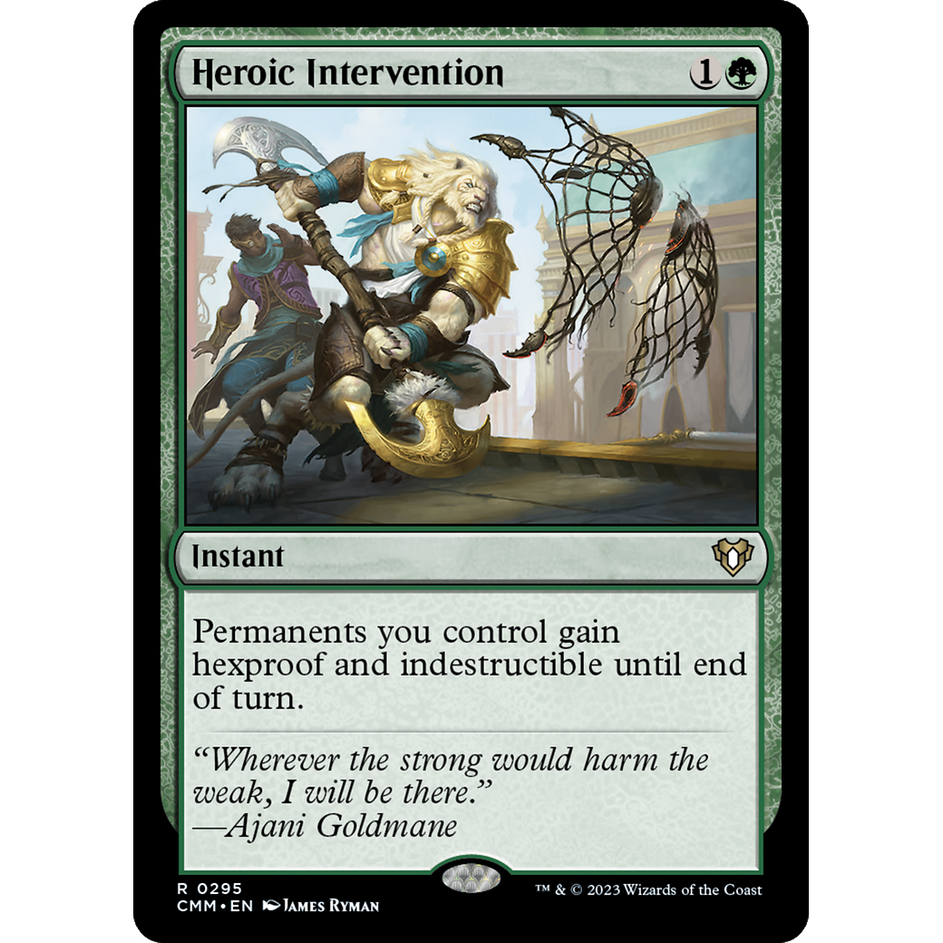 Heroic Intervention (CMM-295) - Commander Masters
