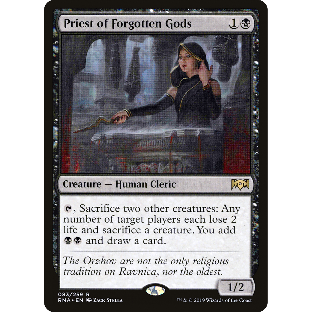 Priest of Forgotten Gods (RNA-083) - Ravnica Allegiance Foil