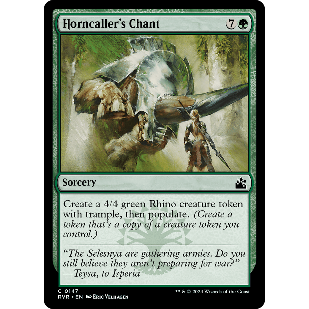 Horncaller's Chant (RVR-147) - Ravnica Remastered Foil