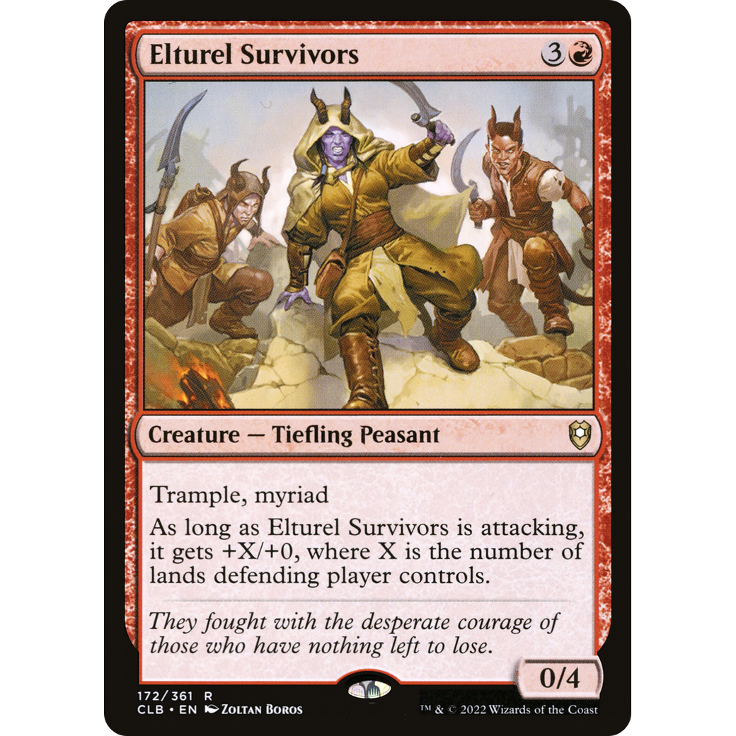 Elturel Survivors (CLB-172) - Commander Legends: Battle for Baldur's Gate Foil