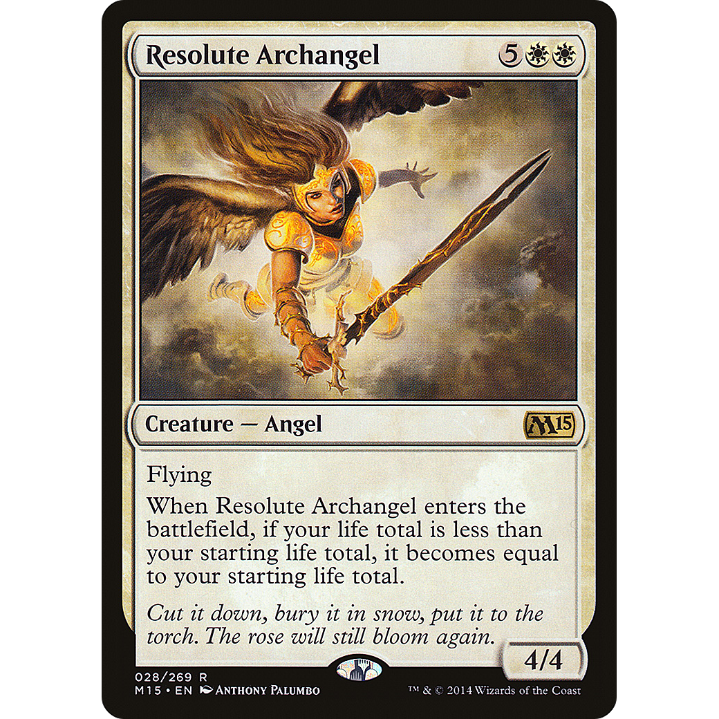 Resolute Archangel (M15-028) - Magic 2015