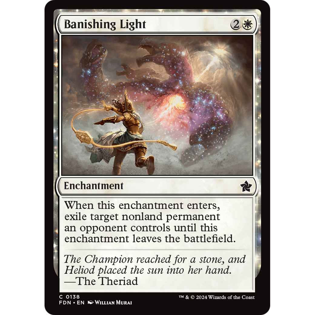 Banishing Light (FDN-138) - Foundations Foil