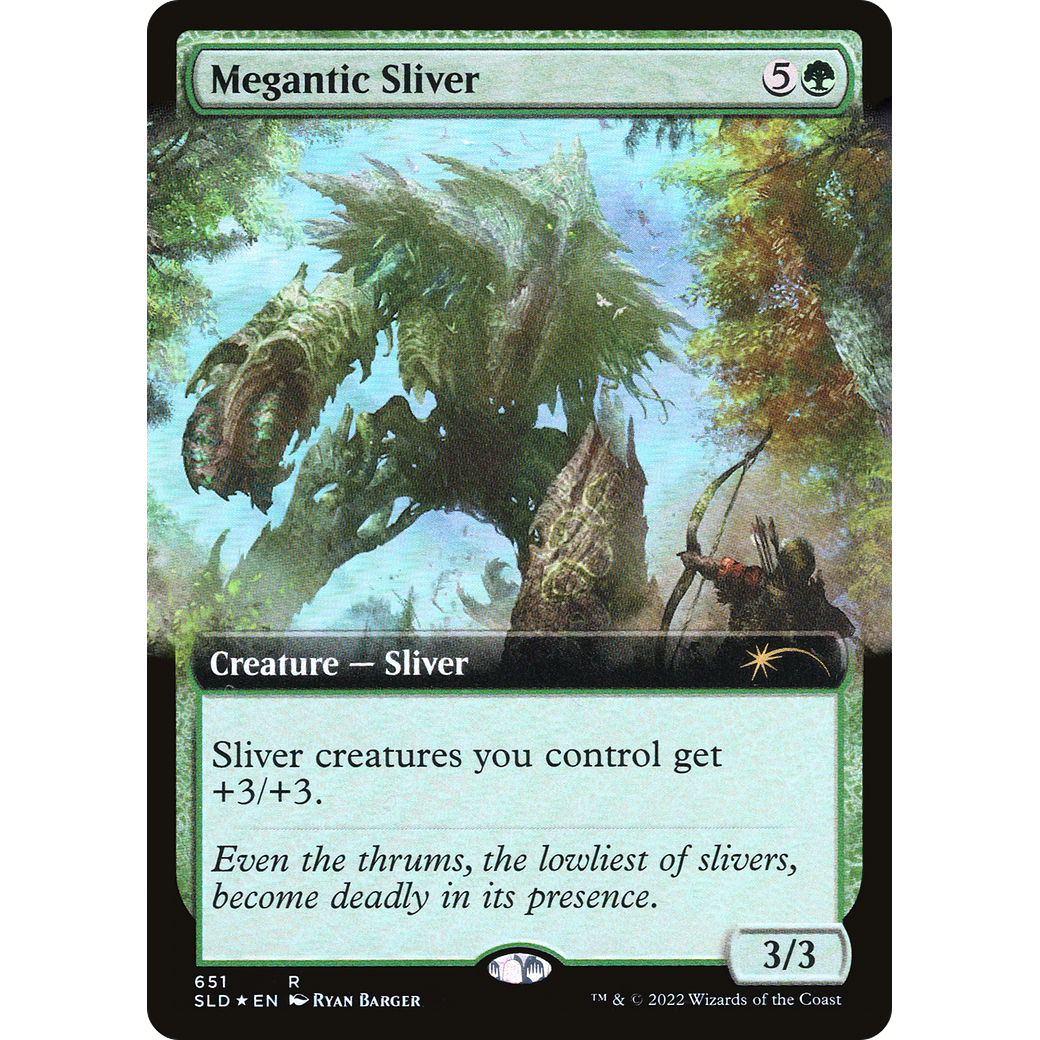 Megantic Sliver (Extended Art) (SLD-651) - Secret Lair Drop: (Extended Art) Foil