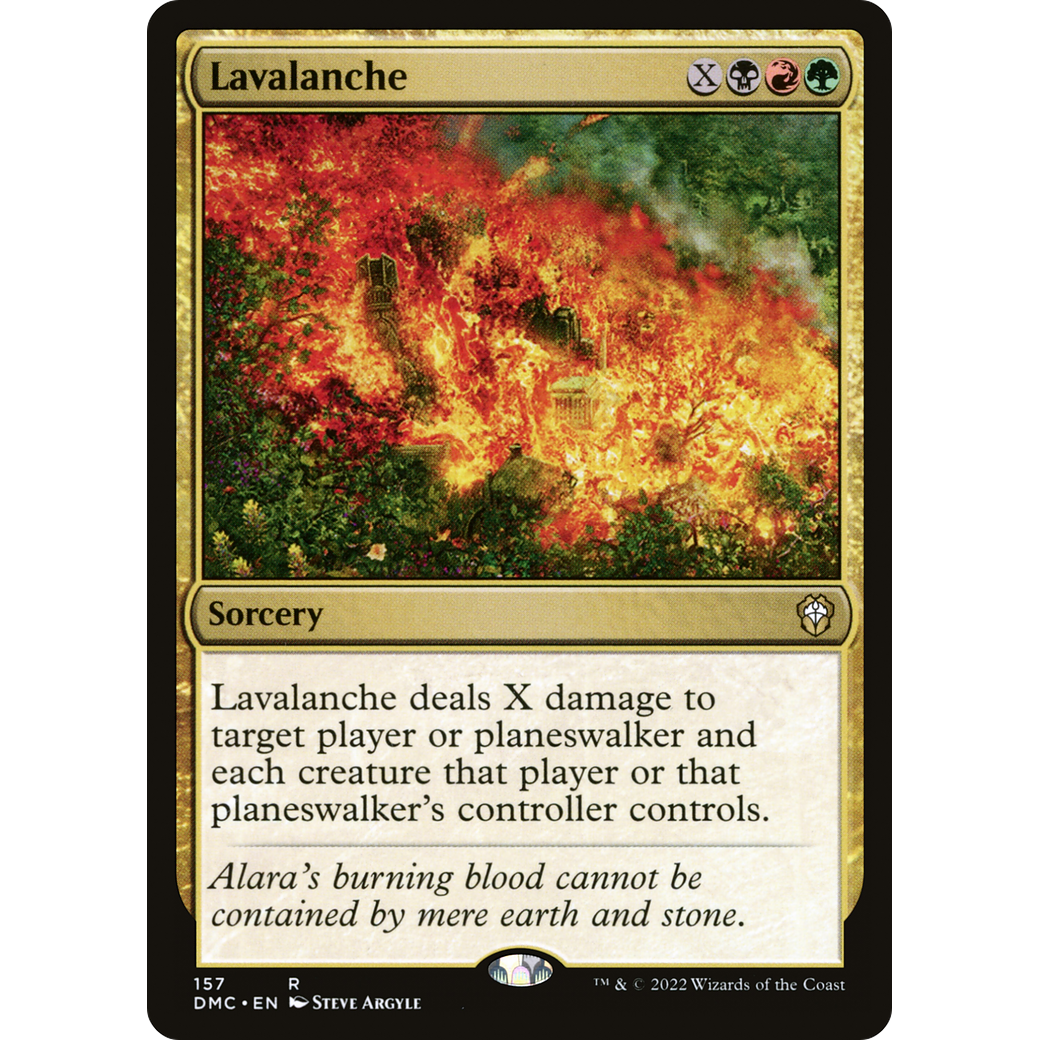 Lavalanche (DMC-157) - Dominaria United Commander