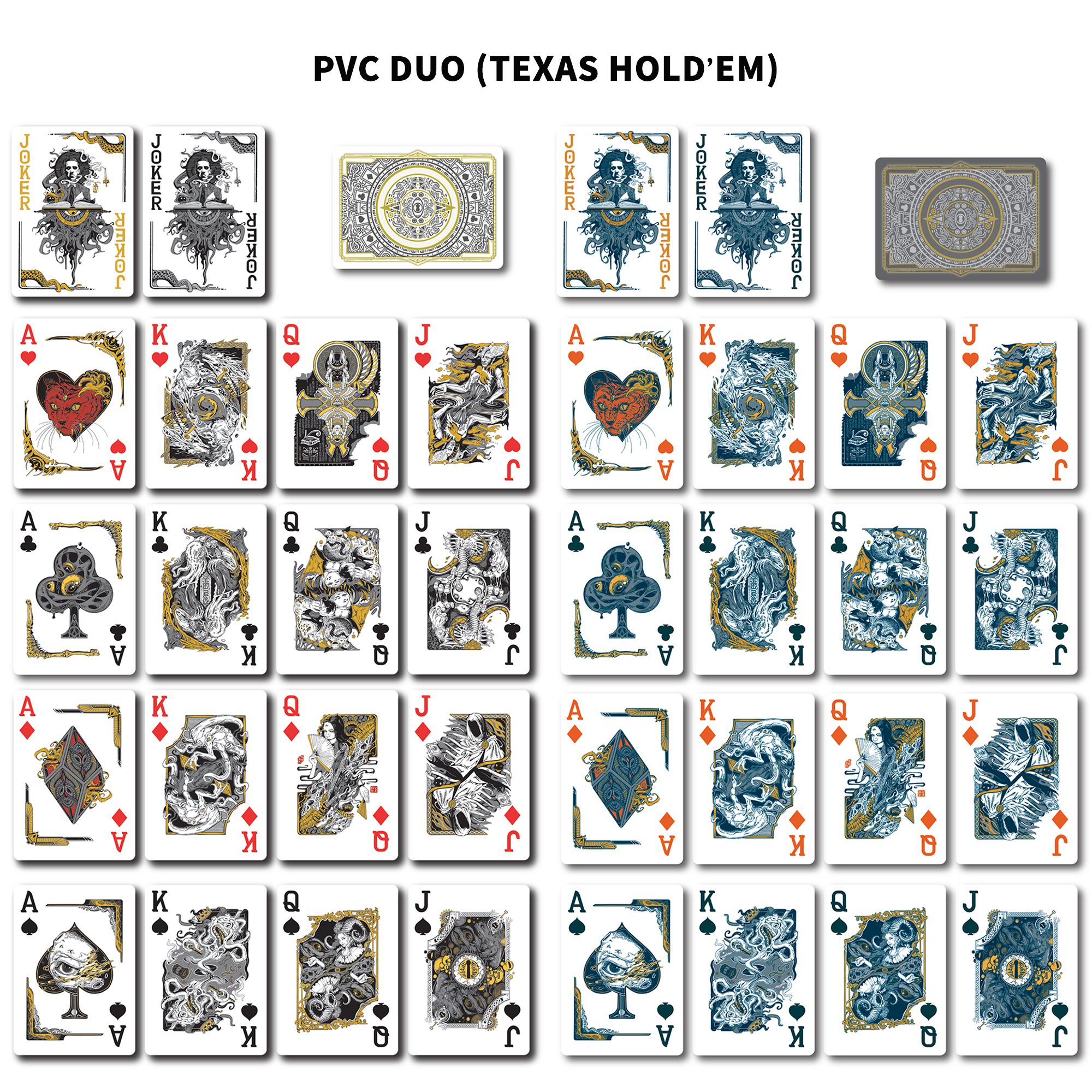 Gambling with Outer Gods Cthulhu Mythos Playing Cards: Paper Light