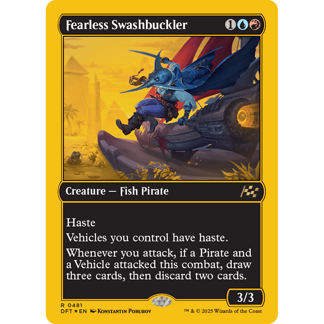 Fearless Swashbuckler (DFT-481) - Aetherdrift Foil