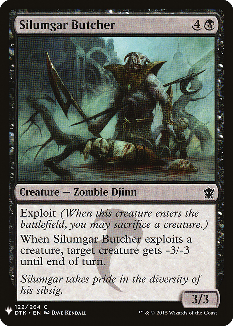 Silumgar Butcher (LIST-122) - The List