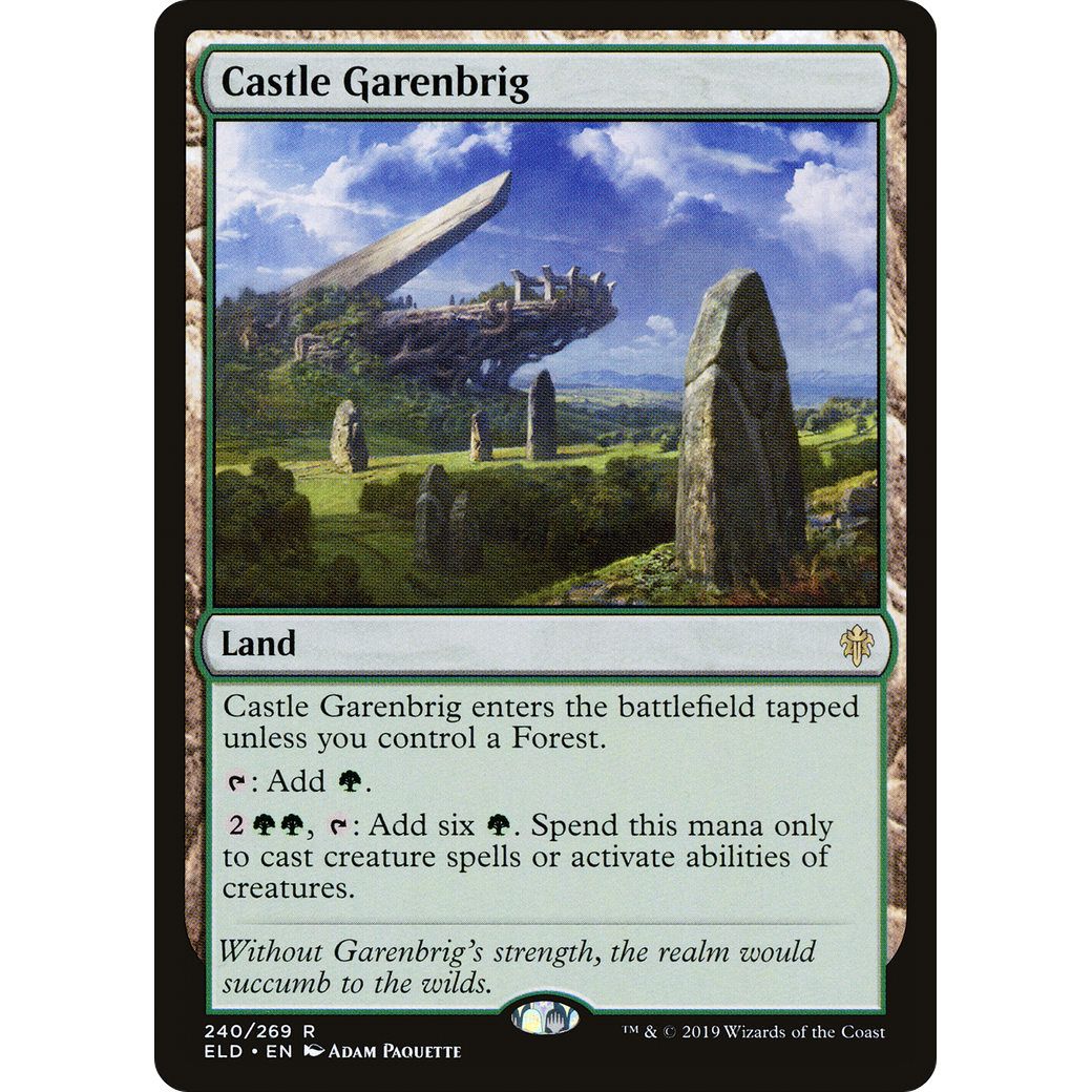 Castle Garenbrig (ELD-240) - Throne of Eldraine Foil