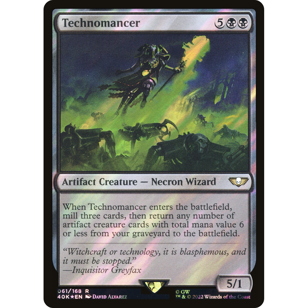 Technomancer (40K-061) - Warhammer 40,000 Commander Foil