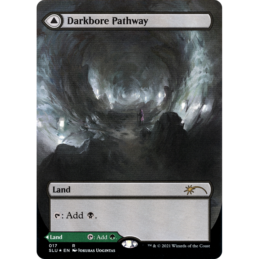 Darkbore Pathway (Borderless) (SLU-017) - Secret Lair: Ultimate Edition: (Showcase) (Borderless) Foil