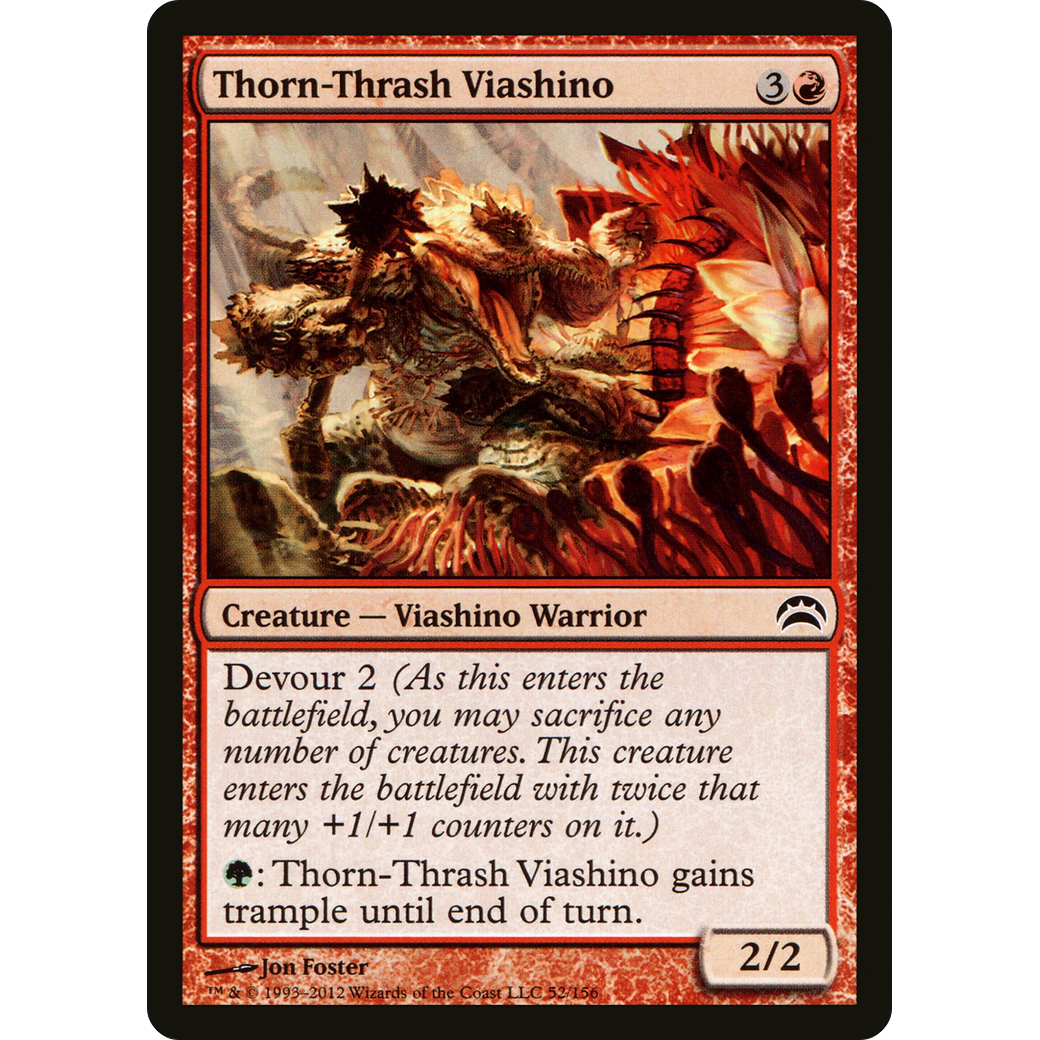 Thorn-Thrash Viashino (PC2-052) - Planechase 2012 Foil