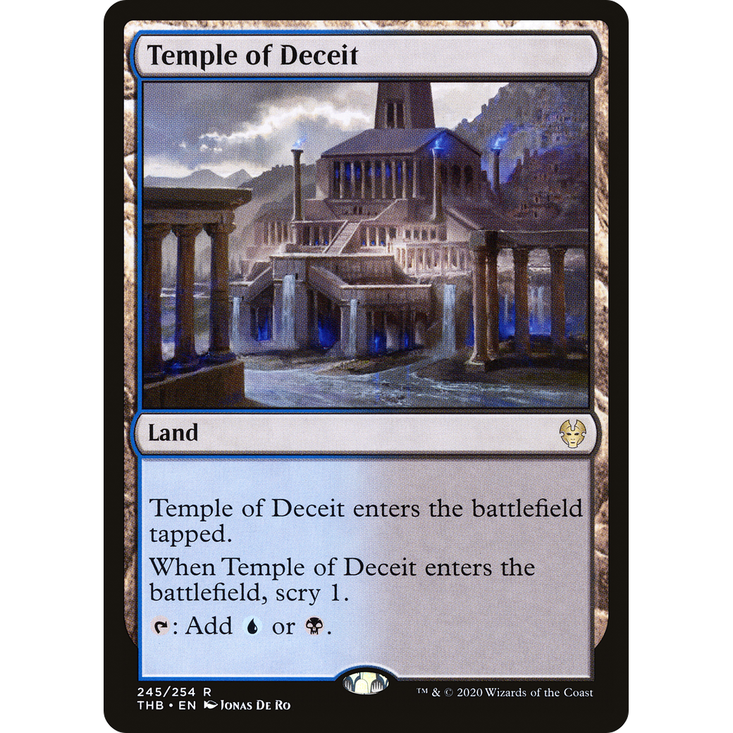 Temple of Deceit (THB-245) - Theros Beyond Death Foil