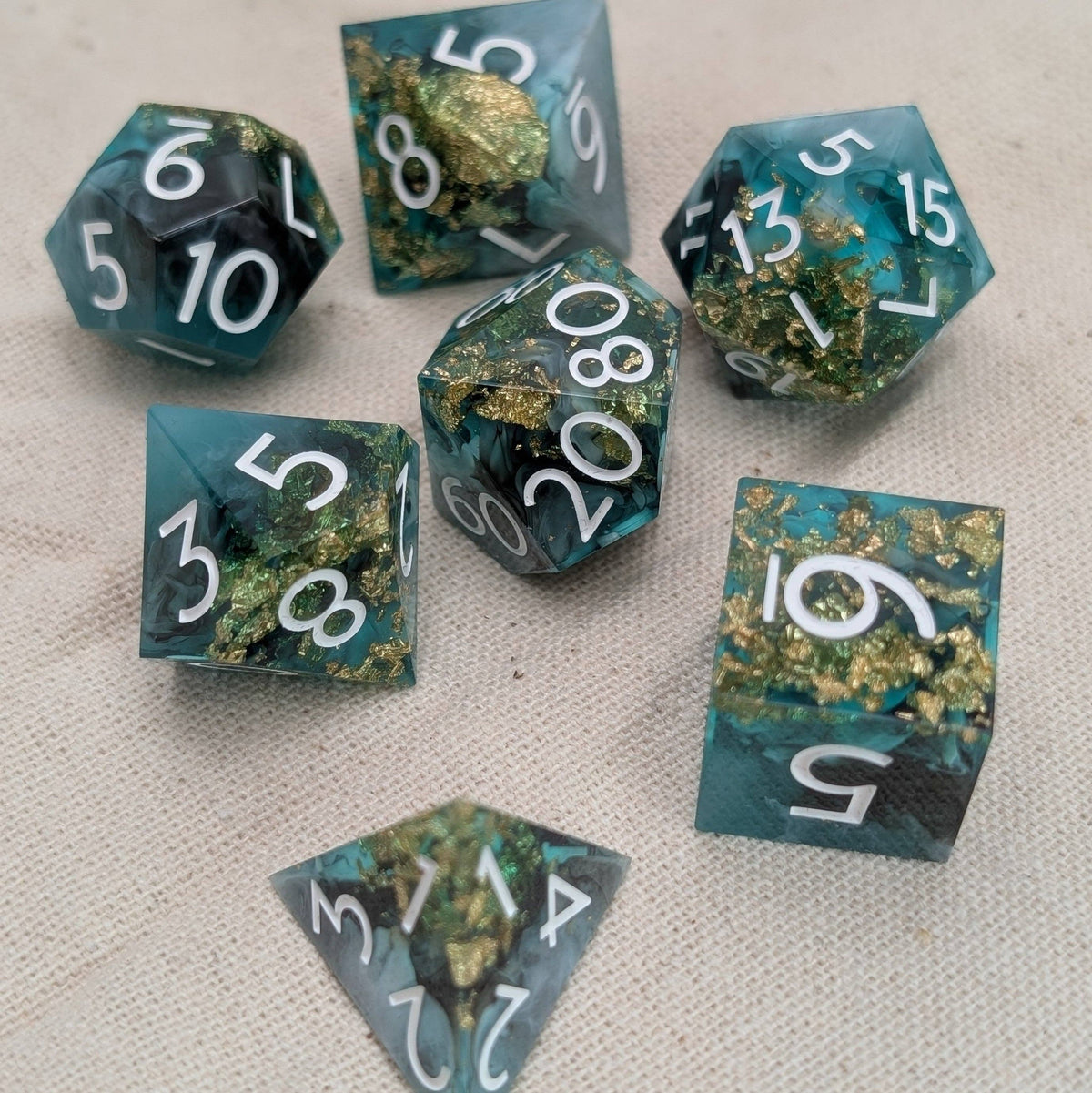 Deathmire 7-Piece Polyhedral Dice Set