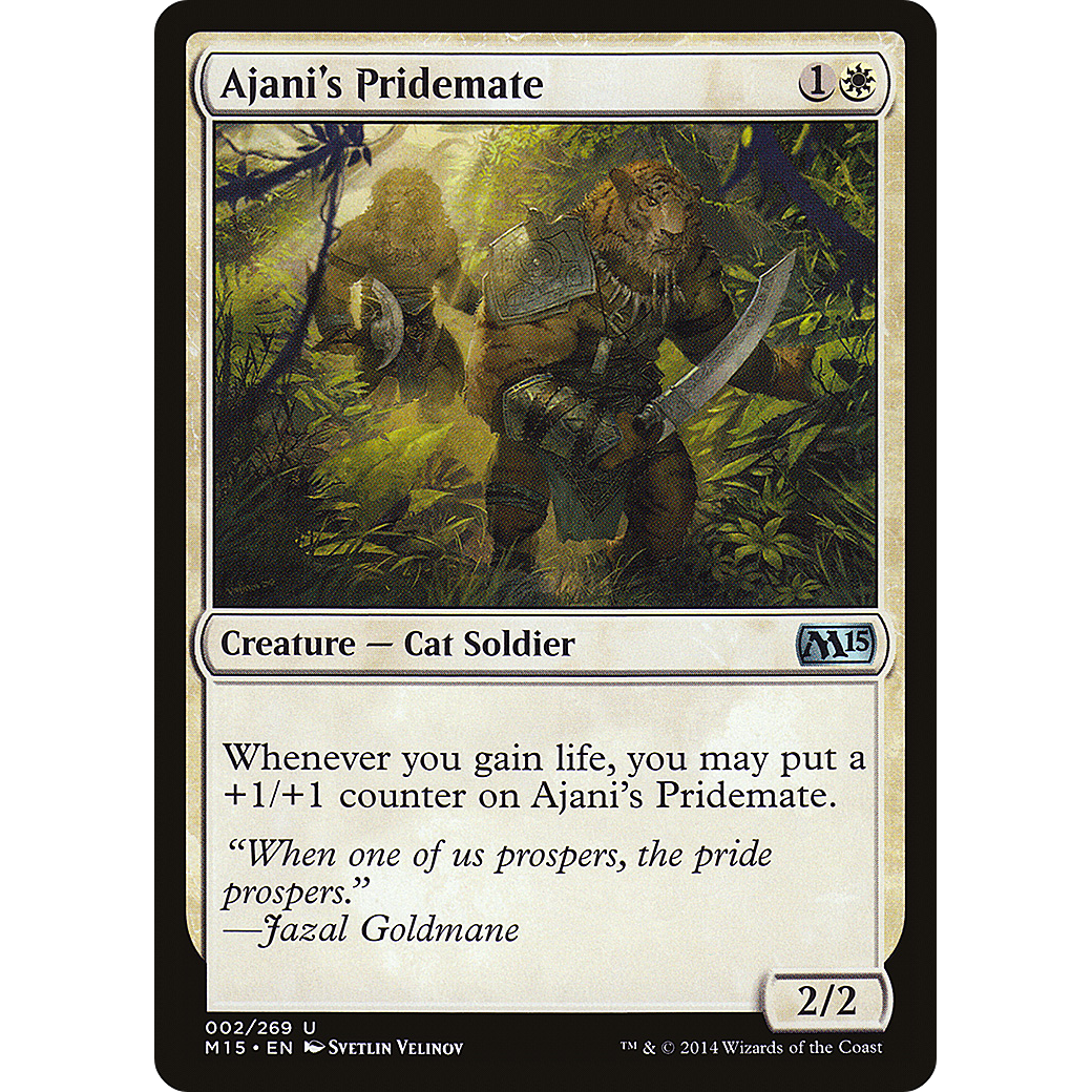 Ajani's Pridemate (M15-002) - Magic 2015