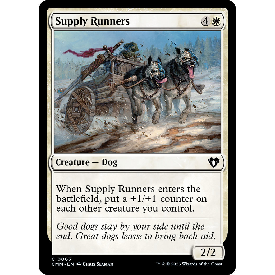 Supply Runners (CMM-063) - Commander Masters