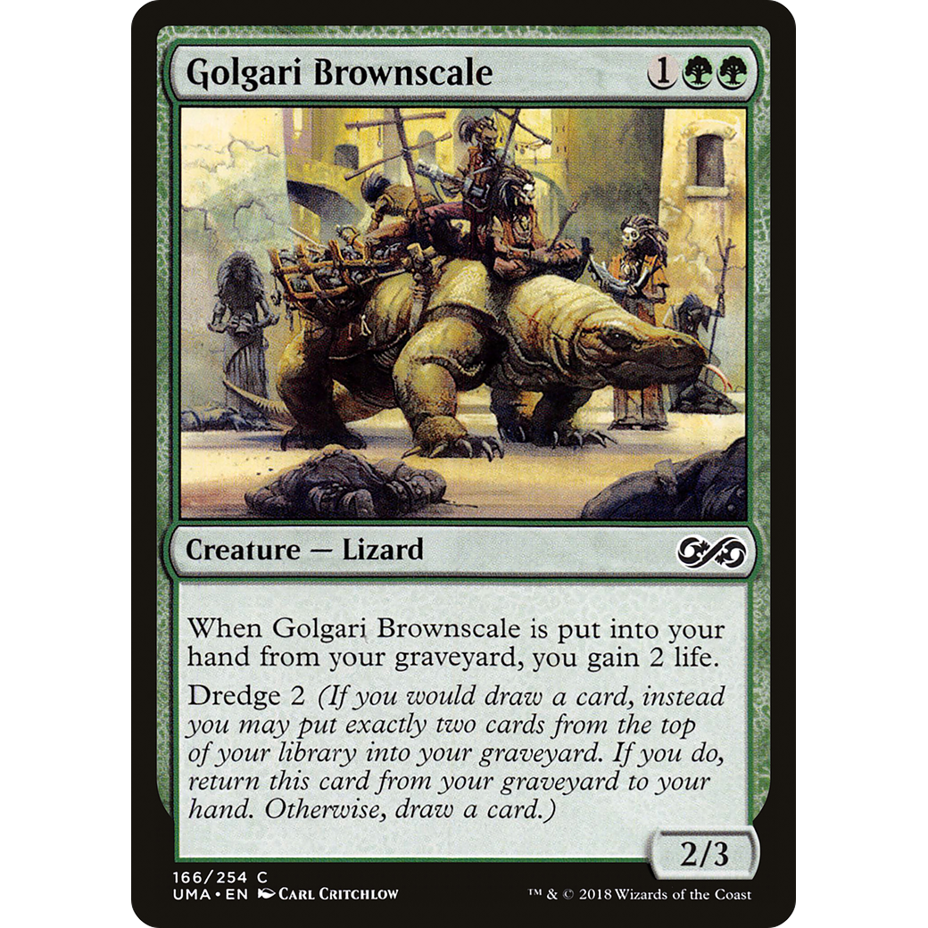 Golgari Brownscale (UMA-166) - Ultimate Masters