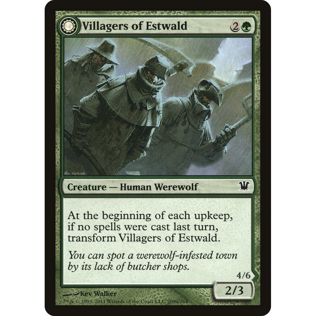 Villagers of Estwald (ISD-209) - Innistrad: (Double Faced Transform) Foil