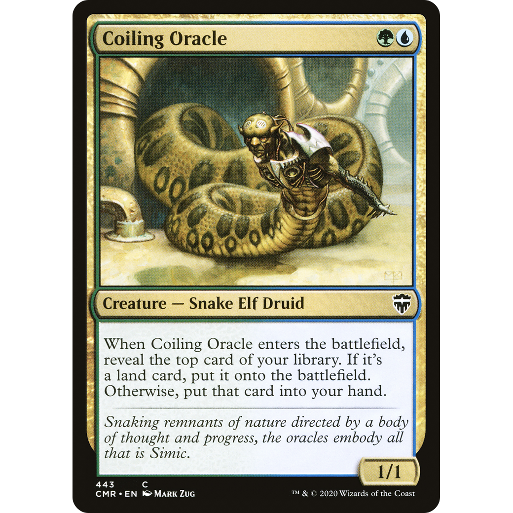 Coiling Oracle (CMR-443) - Commander Legends