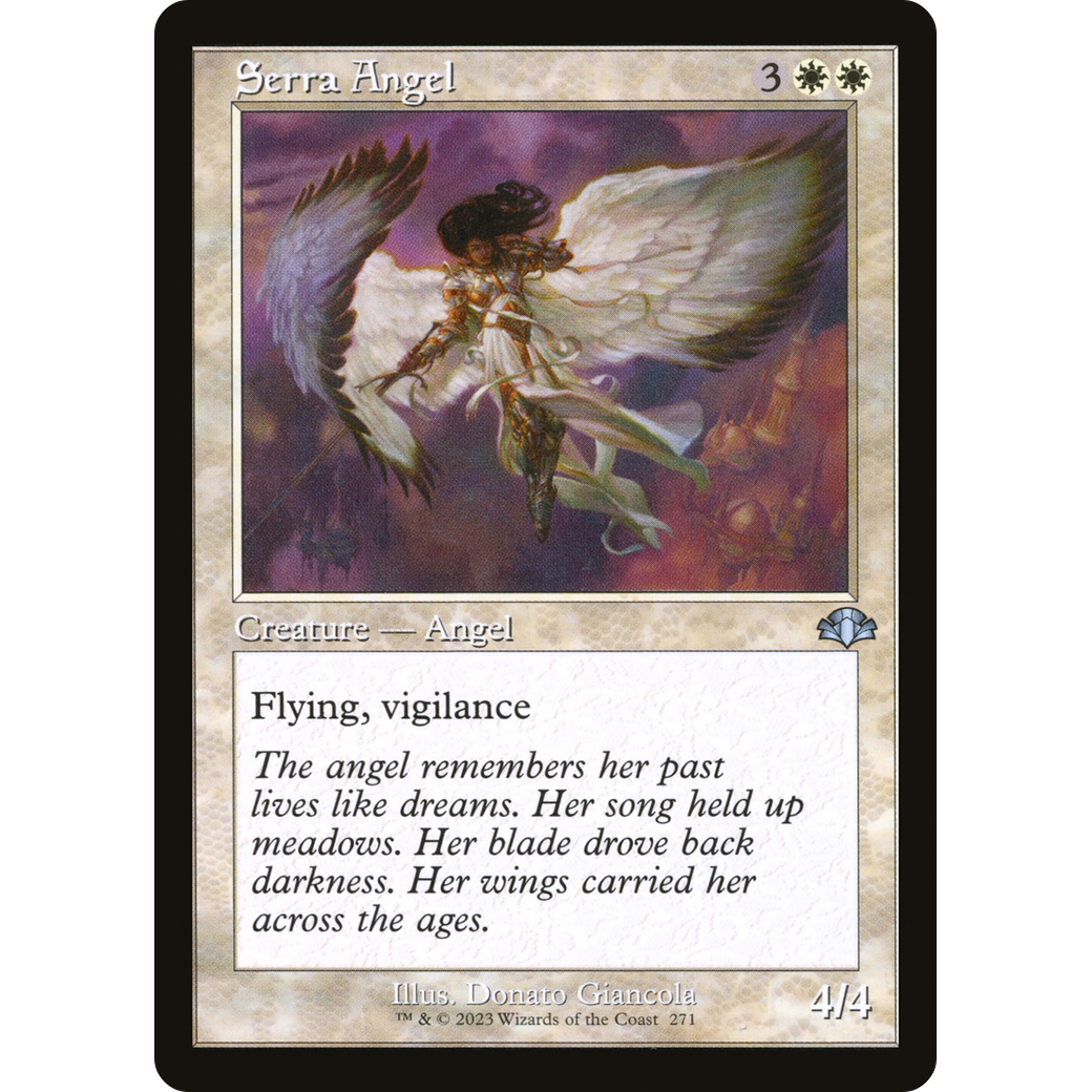 Serra Angel (Retro Frame) (DMR-271) - Dominaria Remastered
