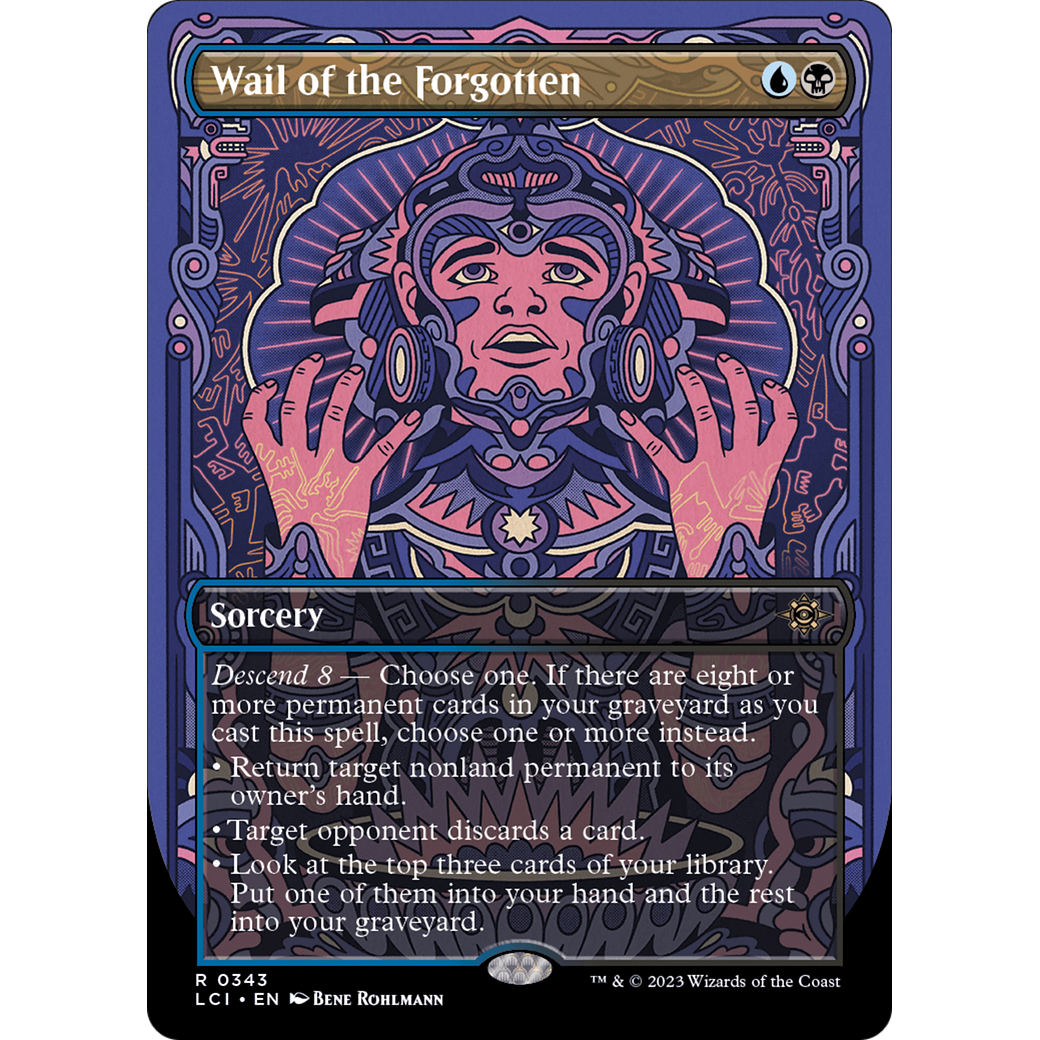 Wail of the Forgotten (LCI-343) - The Lost Caverns of Ixalan (Borderless) Foil
