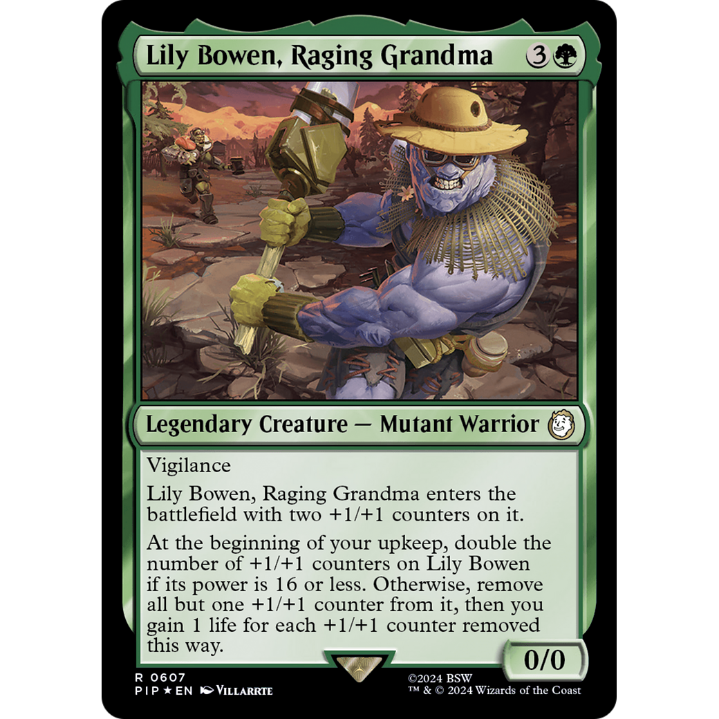 Lily Bowen, Raging Grandma (PIP-607) - Fallout Foil