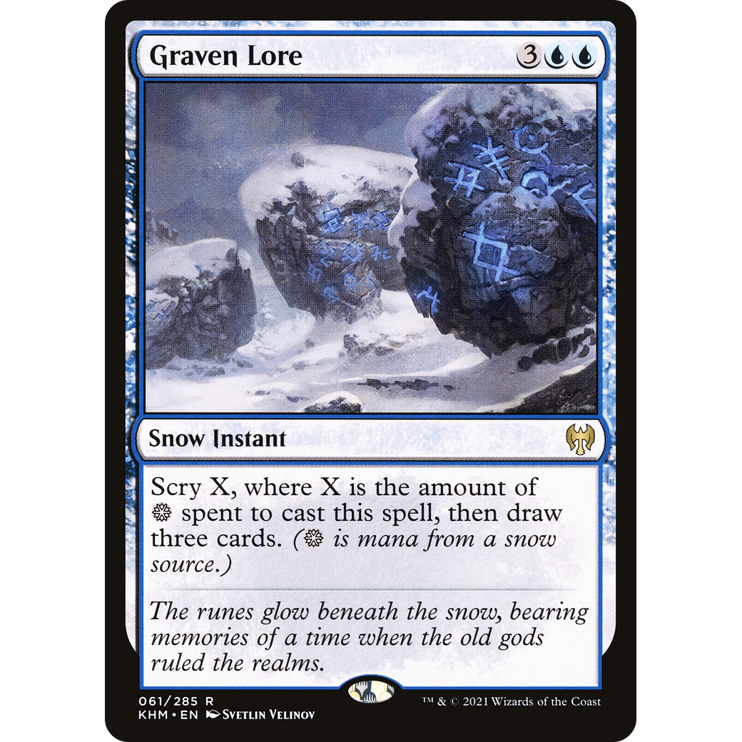 Graven Lore (KHM-061) - Kaldheim: (snow)