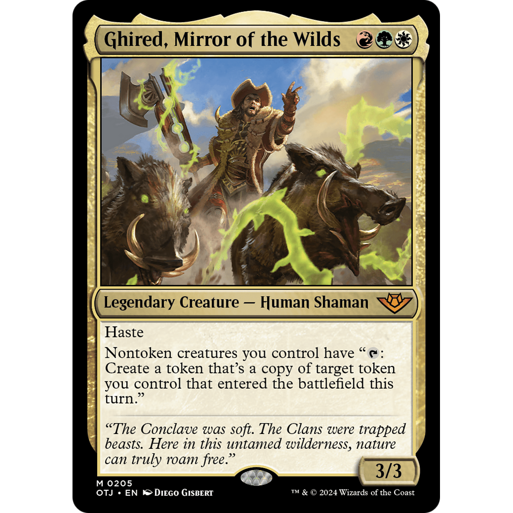 Ghired, Mirror of the Wilds (OTJ-205) - Outlaws of Thunder Junction