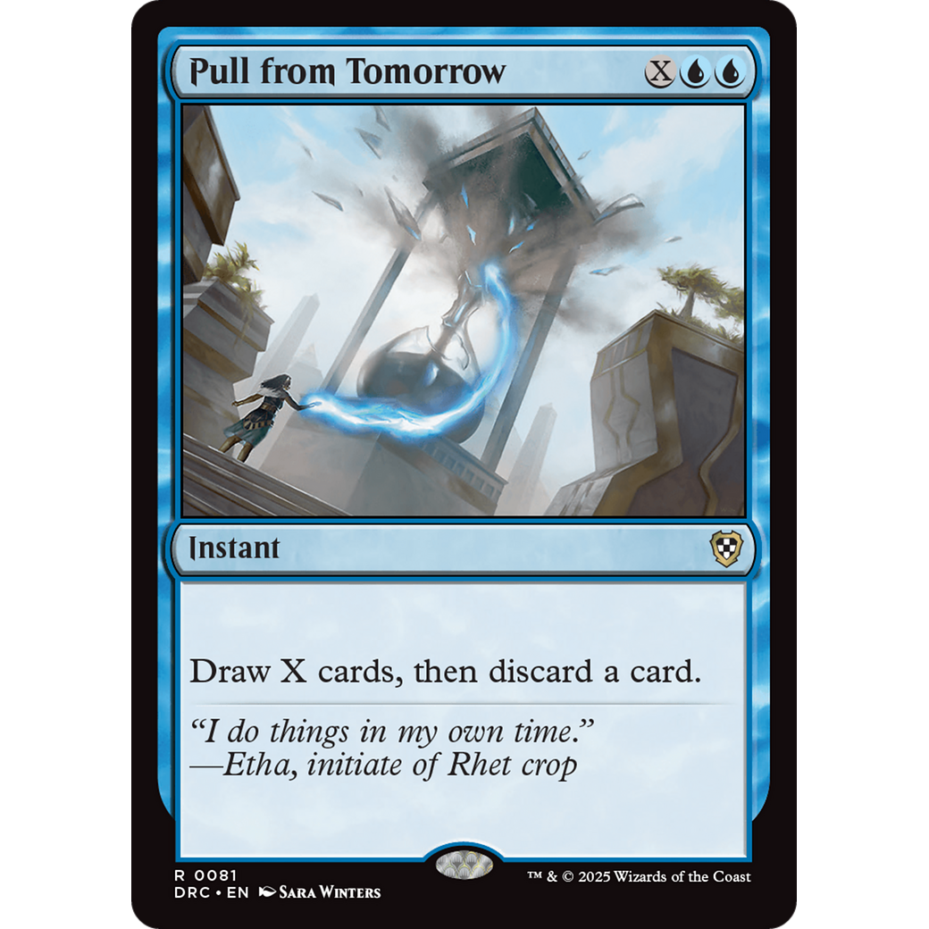 Pull from Tomorrow (DRC-081) - Commander: Aetherdrift