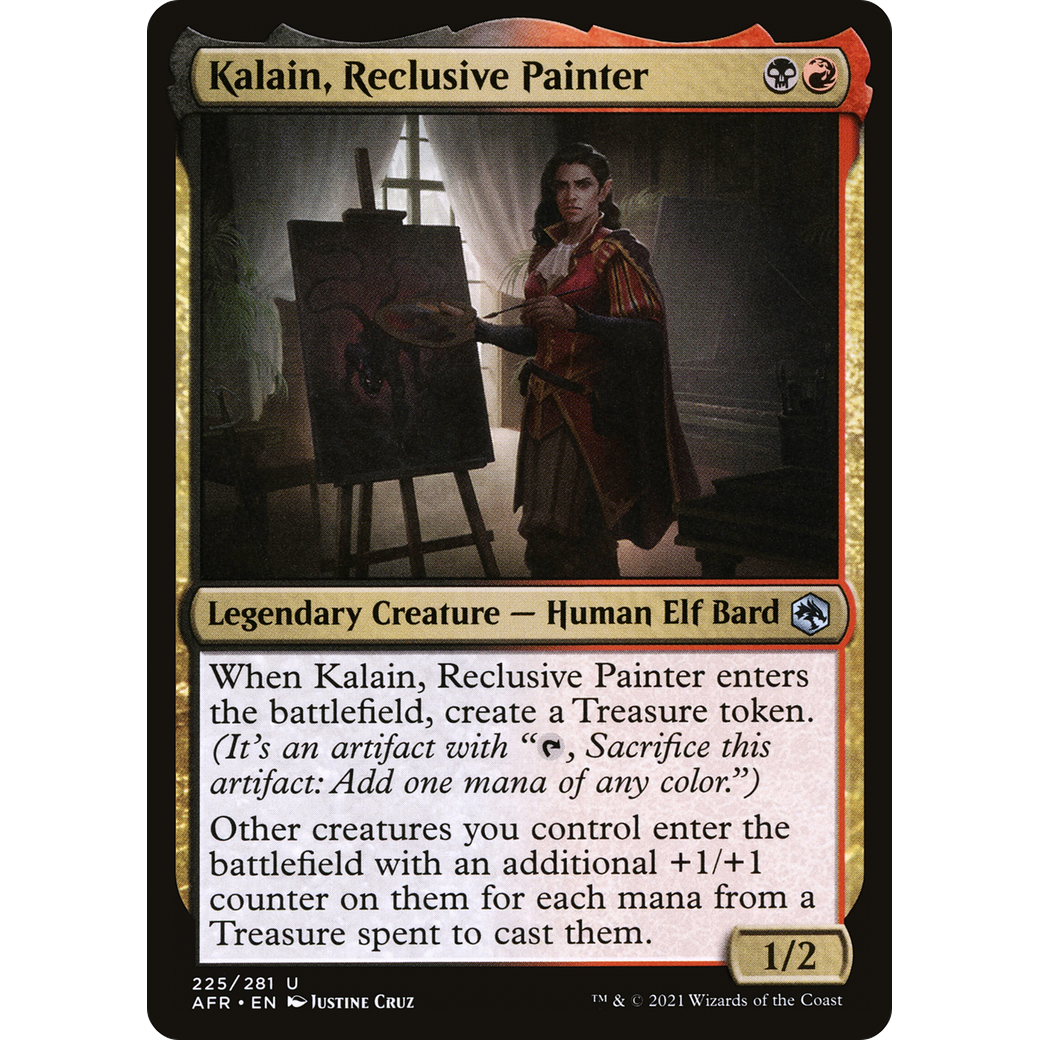 Kalain, Reclusive Painter (AFR-225) - Adventures in the Forgotten Realms
