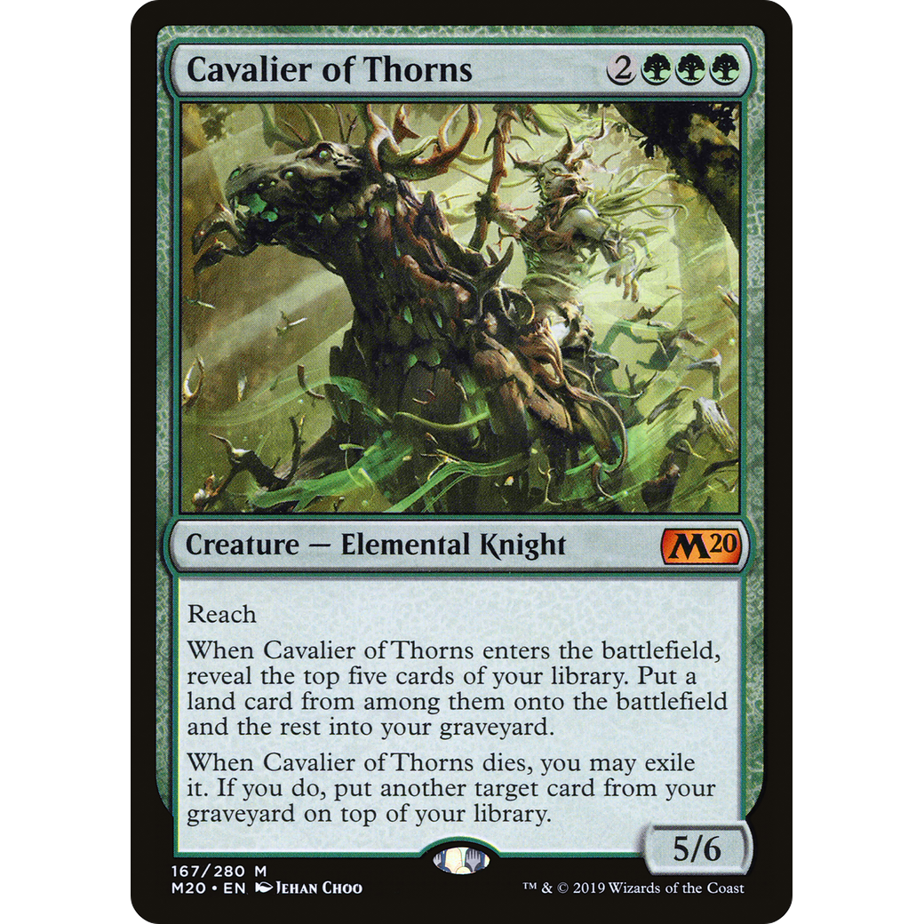 Cavalier of Thorns (M20-167) - Core Set 2020