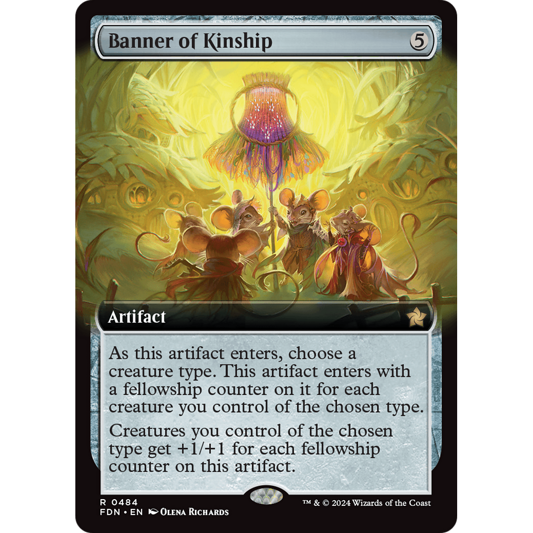 Banner of Kinship (FDN-484) - Foundations: (Extended Art) Foil