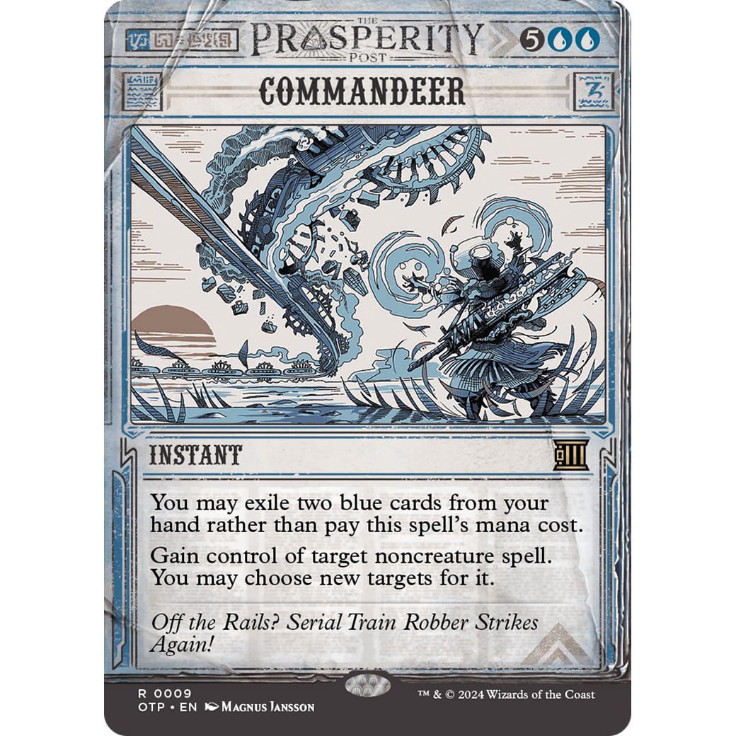 Commandeer (OTP-009) - Breaking News: (Showcase) (Borderless) Foil