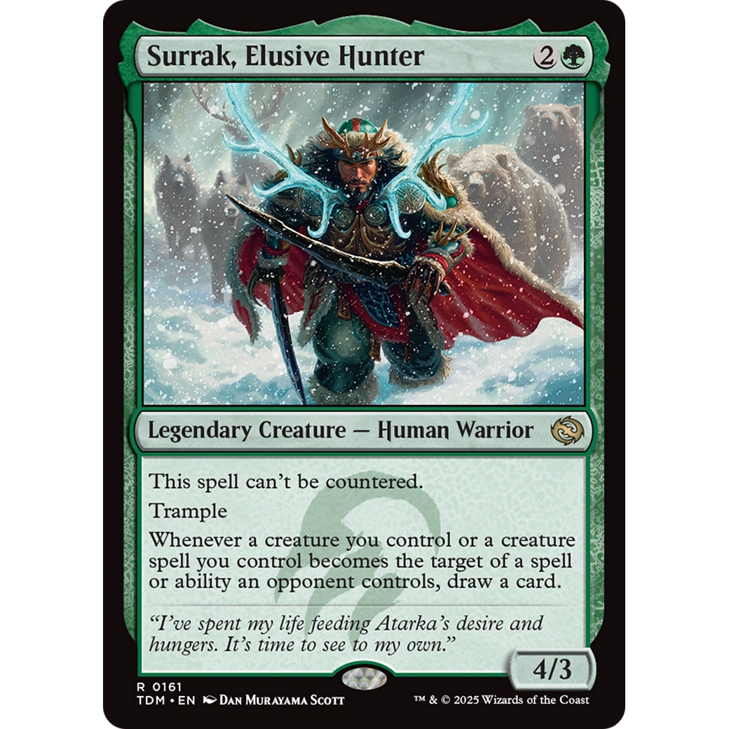 Surrak, Elusive Hunter (TDM-161) - Tarkir: Dragonstorm