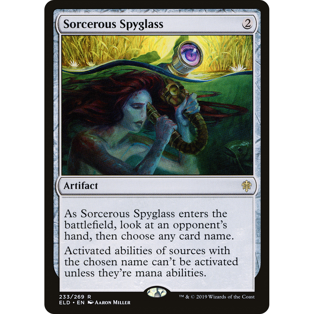 Sorcerous Spyglass (ELD-233) - Throne of Eldraine