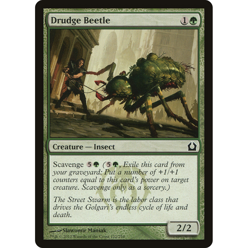 Drudge Beetle (RTR-122) - Return to Ravnica Foil