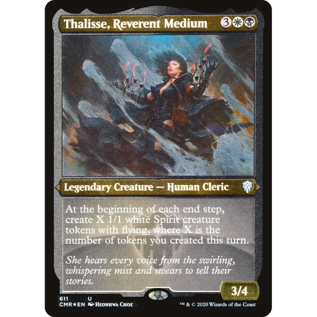 Thalisse, Reverent Medium (Foil Etched) (CMR-611) - Commander Legends Foil