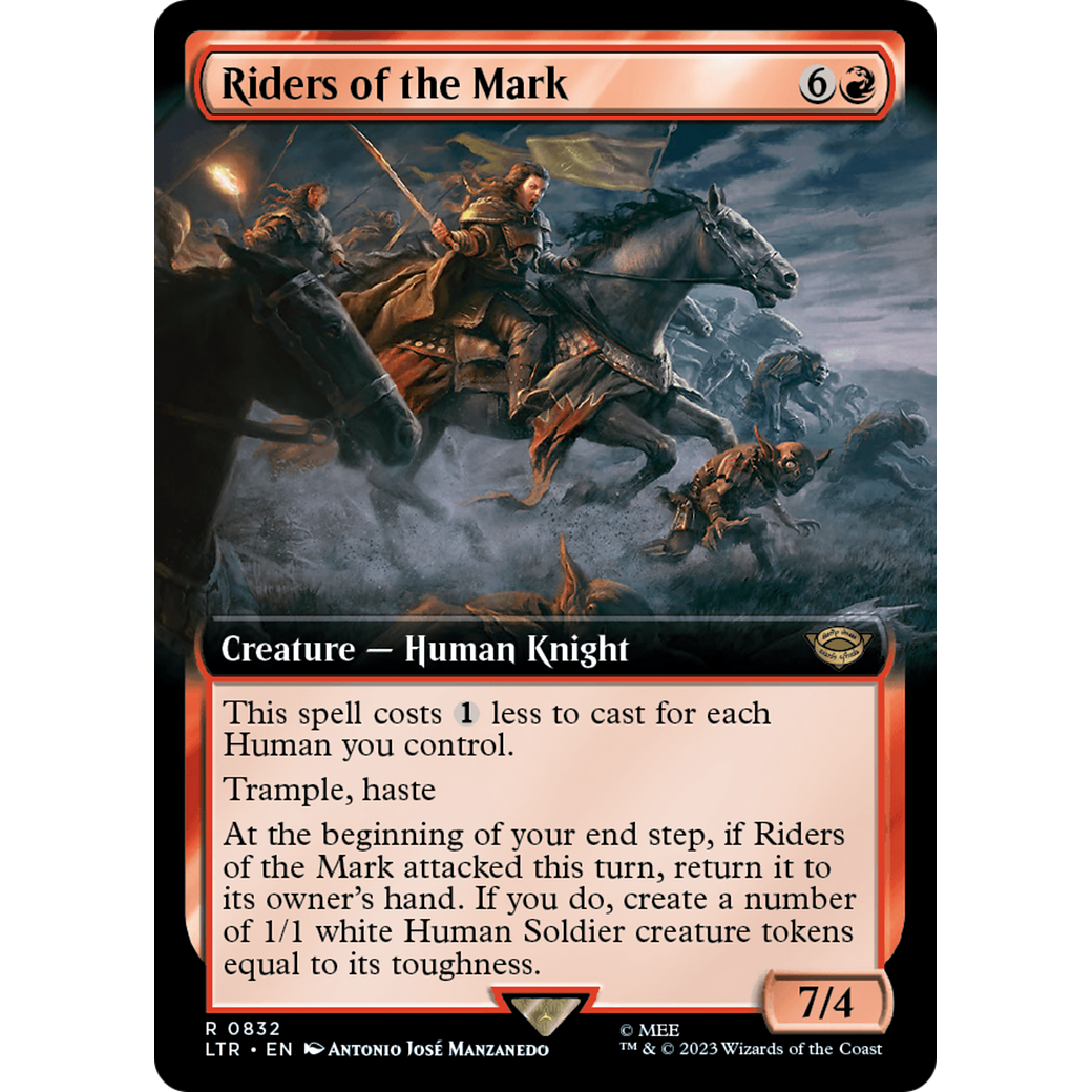 Riders of the Mark (LTR-832) - The Lord of the Rings: Tales of Middle-earth: (Extended Art)