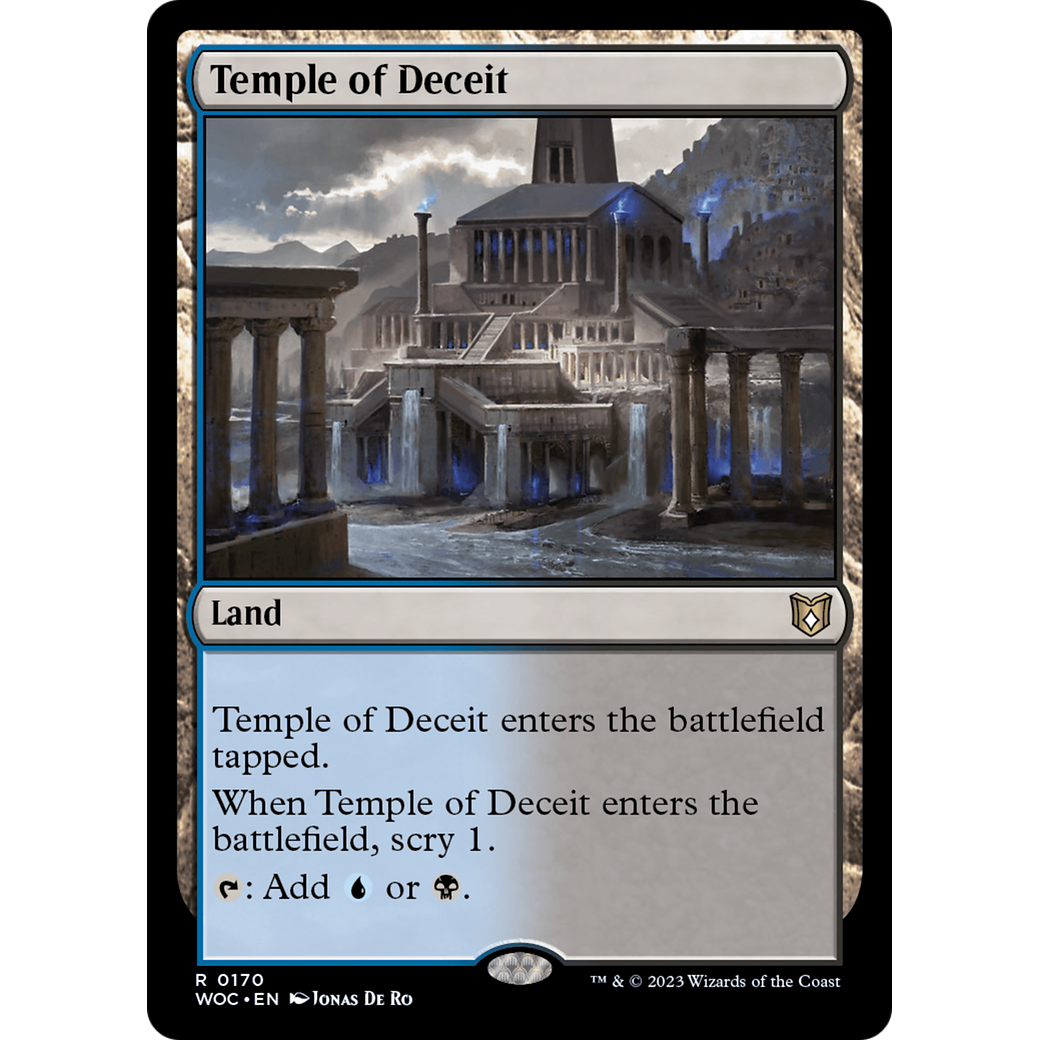 Temple of Deceit (WOC-170) - Wilds of Eldraine Commander
