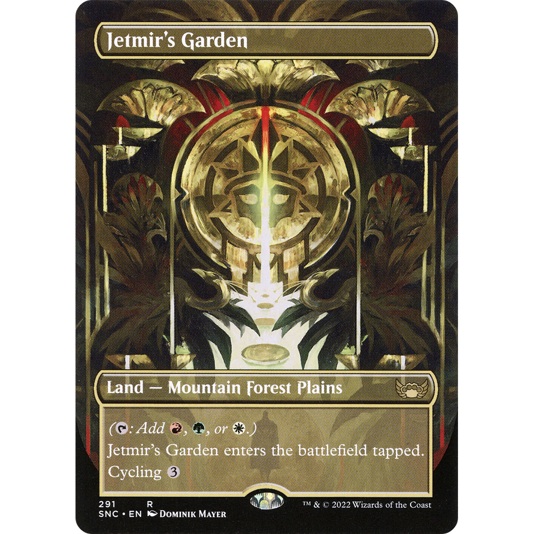 Jetmir's Garden (Borderless) (SNC-291) - Streets of New Capenna (Borderless)